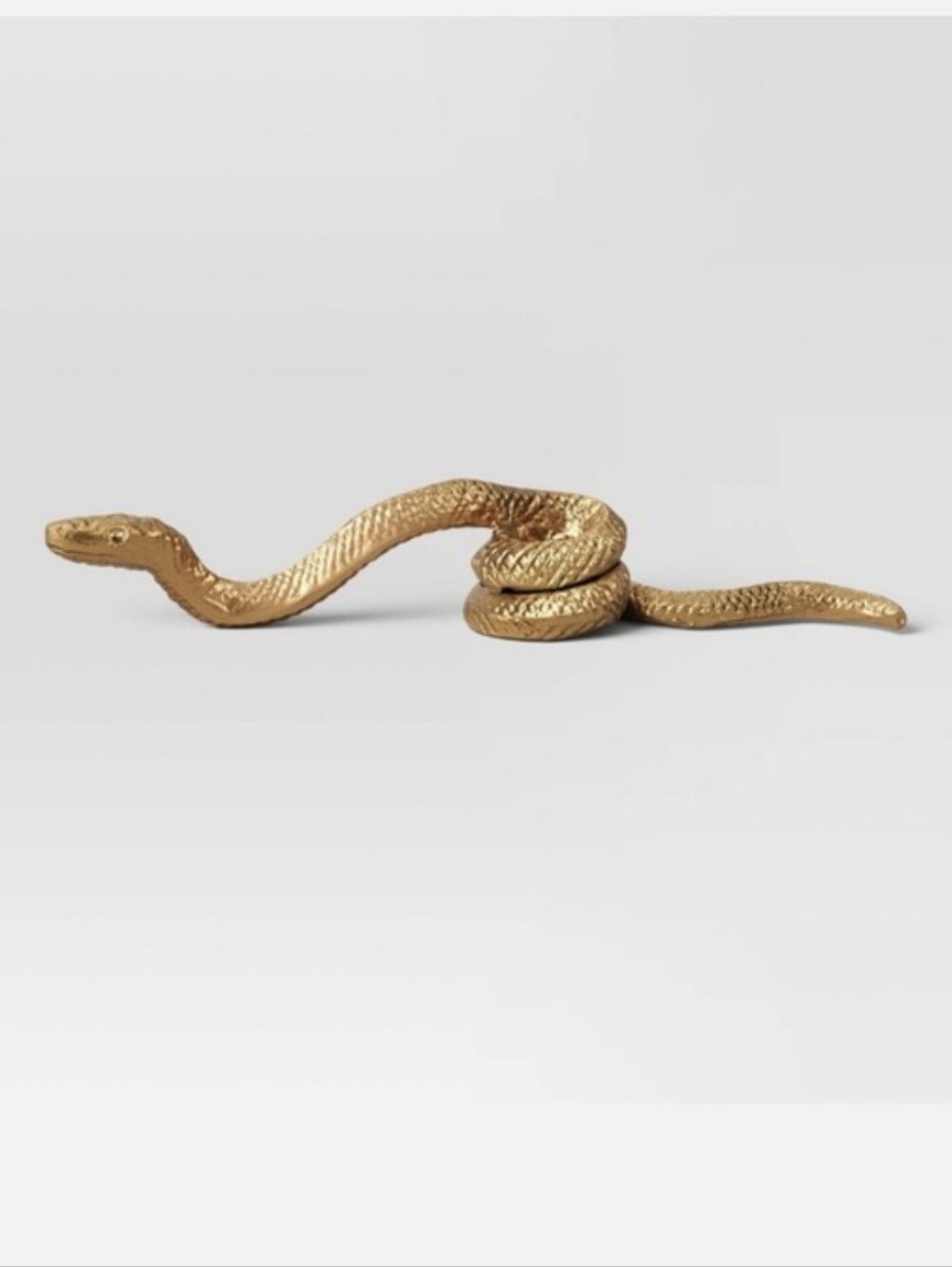 Threshold Set Of 2 Gold Serpent Snake CandleHolder - Picture 4 of 8